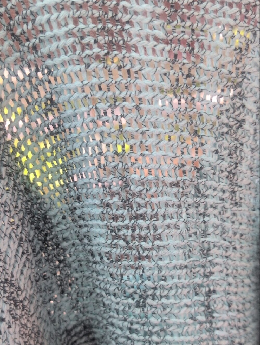 NIC+ZOE Light Blue Boatneck Knit Sweater - Picture 3 of 3